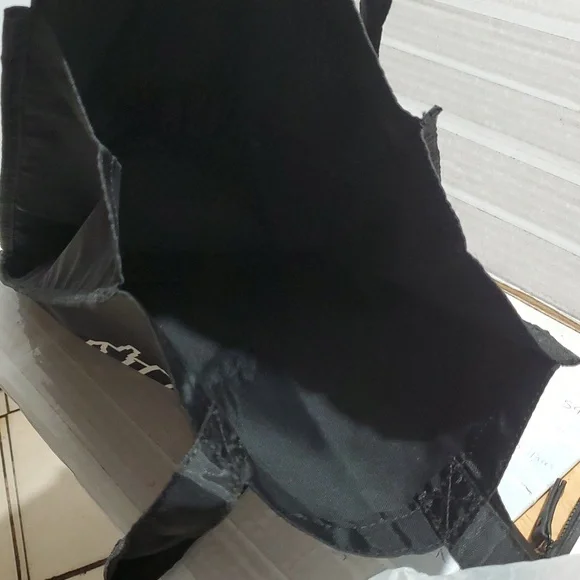 Manhattan Portage Bkack Nylon Grocery Y Shopping Tote Bag - Picture 7 of 10